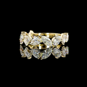 2.19 Cts 14k Yellow Gold Mix Shape 3/4 Band Eternity Band - Video