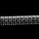 4.08 Cts 14k White Gold Round Shape Tennis Necklace - Image 4