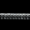 16.24 Cts 14k White Gold Antique Cushion Shape Tennis Necklace - Image 4