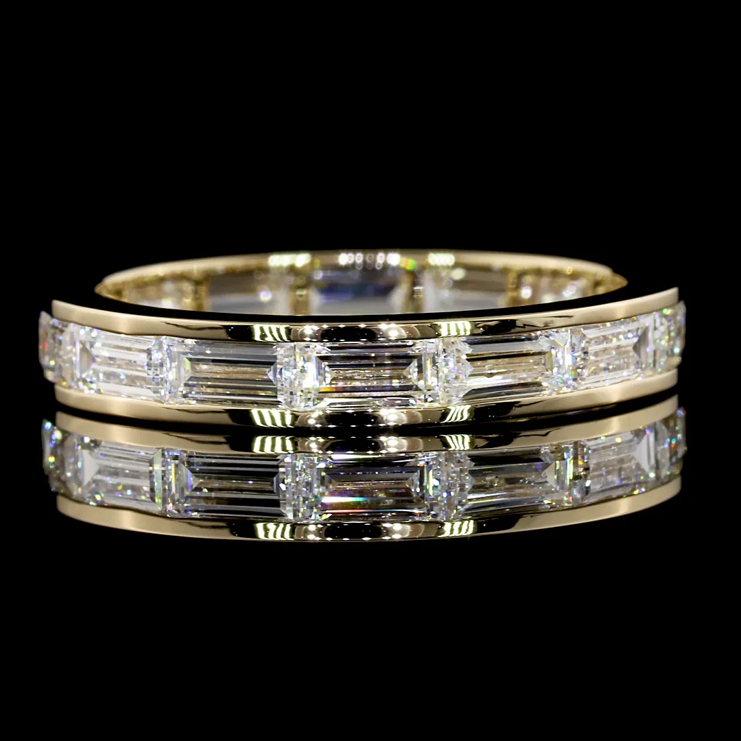 1.81 Cts 14k Yellow Gold Baguette Shape Eternity Band Eternity Band - Video