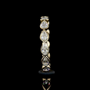 1.21 Cts 14k Yellow Gold Pear Shape Eternity Band Eternity Band - Image 4