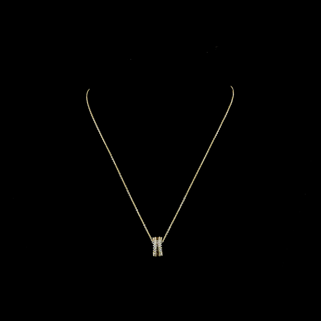 1.25 Cts 14k Yellow Gold Mix Shape Pendant Pendant - Video