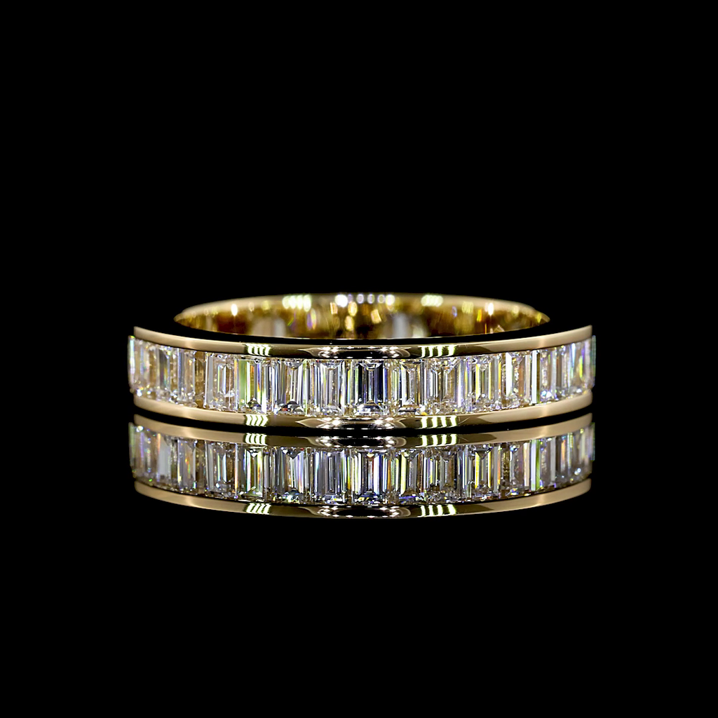 1.9 Cts 14k Yellow Gold Baguette Shape Eternity Band Eternity Band - Video