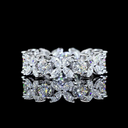 2 Cts 18k White Gold Mix Shape Eternity Band Eternity Band - Video