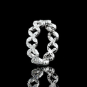 1.4 Cts 18k White Gold Marquise Shape Eternity Band Eternity Band - Image 4