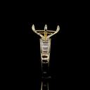 1.29 Cts 18k Yellow Gold Shape Special Ring - Image 4
