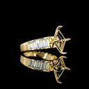 1.29 Cts 18k Yellow Gold Shape Special Ring - Video