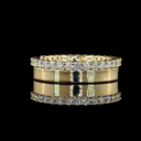 1.39 Cts 14k Yellow Gold Antique Marquise Shape Solitaire Diamond Shank Ring - Image 4