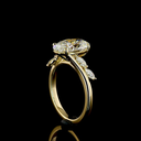 3.27 Cts 14k Yellow Gold Oval Shape Special Ring - Image 2