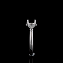 0.07 Cts 14k White Gold Round Shape Hidden Halo Ring - Image 4