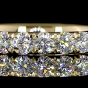 1.55 Cts 14k Yellow Gold Round Shape Eternity Band Eternity Band - Image 3