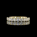 1.55 Cts 14k Yellow Gold Round Shape Eternity Band Eternity Band - Video
