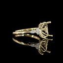 0.24 Cts 14k Yellow Gold Shape Special Ring - Image 3