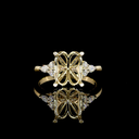 0.24 Cts 14k Yellow Gold Shape Special Ring - Video