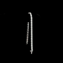 11.77 Cts 14k White Gold Radiant Shape Tennis Bracelet - Image 3