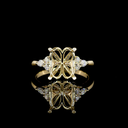 0.25 Cts 14k Yellow Gold Mix Shape Solitaire Ring - Video