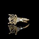 0.24 Cts 14k Yellow Gold Mix Shape Special Ring - Image 2