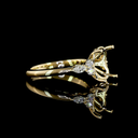 0.24 Cts 14k Yellow Gold Mix Shape Special Ring - Image 3