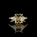 0.24 Cts 14k Yellow Gold Mix Shape Special Ring - Video