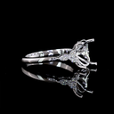 0.23 Cts 14k White Gold Mix Shape Special Ring - Image 3