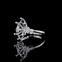 0.25 Cts 14k White Gold Mix Shape Special Ring - Image 2