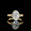 2.53 Cts 14k Yellow Gold Oval Shape Solitaire Ring - Video