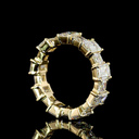 7.12 Cts 14k Yellow Gold Mix Shape Eternity Band Eternity Band - Image 2
