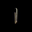 9.96 Cts 14k Yellow Gold Emerald Shape Tennis Bracelet - Image 3