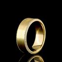 0.29 Cts 18k Yellow Gold Round Shape Eternity Band Eternity Band - Image 4
