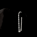 6.8 Cts 14k White Gold Mix Shape Tennis Bracelet - Image 3