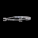 0.9 Cts 14k White Gold Round Shape Tennis Bracelet - Image 2