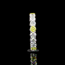 2.2 Cts 14k White Gold Round Shape Eternity Band Eternity Band - Image 4