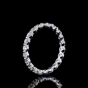 1.2 Cts 14k White Gold Round Shape Eternity Band Eternity Band - Image 4