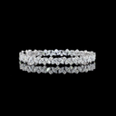 10.08 Cts 14k White Gold Marquise Shape Tennis Bracelet - Video