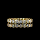 0.97 Cts 18k Yellow Gold Round Shape Eternity Band Eternity Band - Video