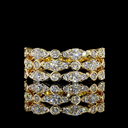 1.56 Cts 18k Yellow Gold Round Shape Special Eternity Band - Video