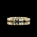 0.47 Cts 14k Yellow Gold Emerald Shape Eternity Band Eternity Band - Video
