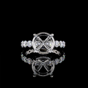 2.18 Cts Platinum Round Shape Solitaire Diamond Shank Ring - Video