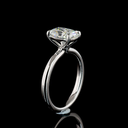 2.05 Cts 14k White Gold Cushion Brilliant Shape Solitaire Ring - Image 4