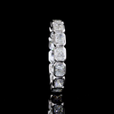 1.9 Cts 18k White Gold Radiant Shape Eternity Band Eternity Band - Image 2