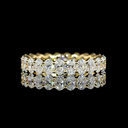 2.39 Cts 14k Yellow Gold Oval Shape Eternity Band Eternity Band - Video