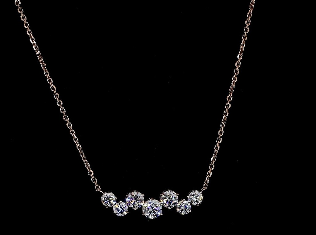 2.01 Cts 14k Rose Gold Round Shape Pendant Pendant - Video
