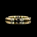 0.14 Cts 14k Yellow Gold Round Shape Eternity Band Eternity Band