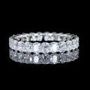 2.2 Cts 14k White Gold Cushion Brilliant Shape Eternity Band Eternity Band