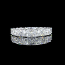 2.78 Cts 14k White Gold Radiant Shape Eternity Band Eternity Band