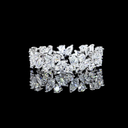 1.76 Cts 18k White Gold Mix Shape Eternity Band Eternity Band