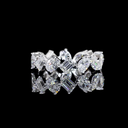 3.01 Cts 18k White Gold Mix Shape Eternity Band Eternity Band