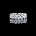 5.3 Cts 14k White Gold Oval Shape Eternity Band Eternity Band