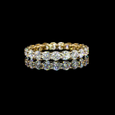2.09 Cts 18k Yellow Gold Round Shape Eternity Band Eternity Band