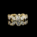 2.84 Cts 18k Yellow Gold Mix Shape Eternity Band Eternity Band